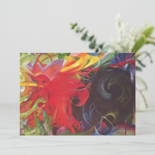 Vormen van Franz Marc, kunst (Staand voorkant)