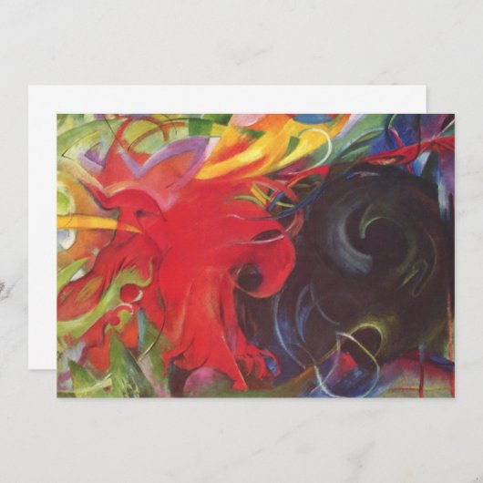 Vormen van Franz Marc,  kunst (Voorkant / Achterkant)