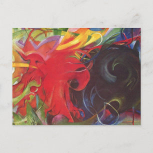 Vormen van Franz Marc,  kunst Briefkaart