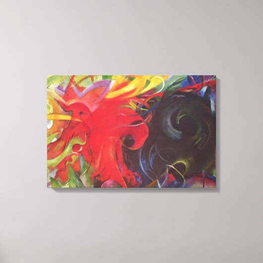 Vormen van Franz Marc, kunst Canvas Afdruk (Voorkant)