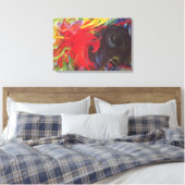 Vormen van Franz Marc, kunst Canvas Afdruk (Insitu (Slaapkamer))