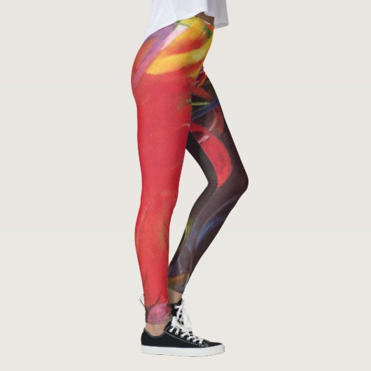 Vormen van Franz Marc,  kunst Leggings (Rechts)