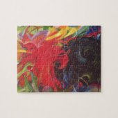 Vormen van Franz Marc,  kunst Legpuzzel (Horizontaal)