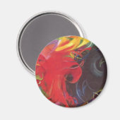 Vormen van Franz Marc, kunst Magneet (Voorkant / Achterkant)