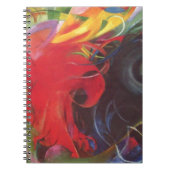 Vormen van Franz Marc,  kunst Notitieboek (Voorkant)