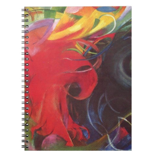 Vormen van Franz Marc,  kunst Notitieboek (Voorkant)