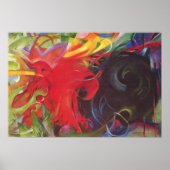 Vormen van Franz Marc,  kunst Poster (Voorkant)