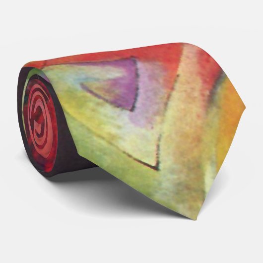 Vormen van Franz Marc, kunst Stropdas (Opgerold)