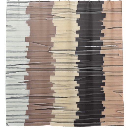 Vormen van kleuren 3 douchegordijn (Voorkant)