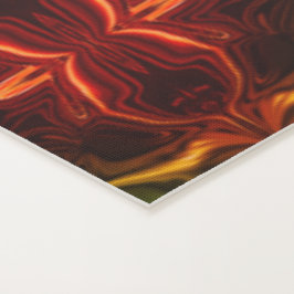 Vormen van "rode slagen zweven" op groene achtergr yogamat