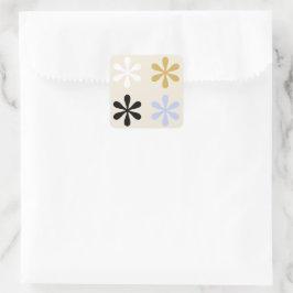 Vormen Vierkante Sticker