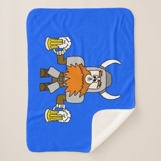 Vormen vol bier sherpa deken (Voorkant)