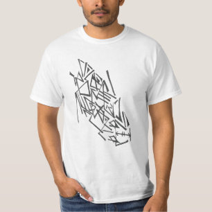 Vormen Zwart Wit Abstract Tribal Tattoo Kunst T-shirt