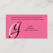 Vormende artistieke Visitekaartjes (Achterkant)