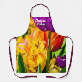 Vormende Tulp Flowers Schort (Voorkant)