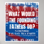 Vormende vaders Klein Poster (Voorkant)