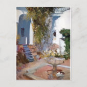 Vormer in Alcazin Sevilla door Joaquín Sorolla Briefkaart (Voorkant)