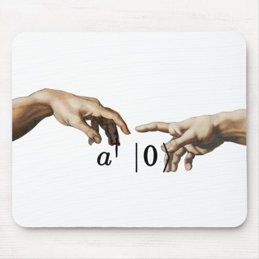 Vormer, micheangelo fysica en kunst muismat (Voorkant)