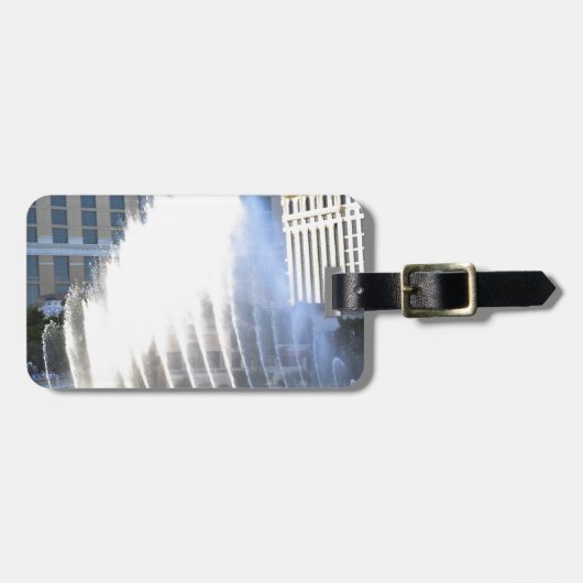 Vormers en Architectuur langs de Las Vegas Str Bagagelabel (Voorkant horizontaal)