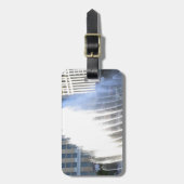 Vormers en Architectuur langs de Las Vegas Str Bagagelabel (Voorkant verticaal)