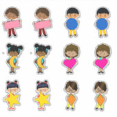 Vormgeving met kinderen sticker (Voorkant)