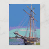 Vormgeving Tall Ship Briefkaart (Voorkant)