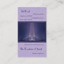 Vormgeving van Abstracte Geestelijke Kunst Visitekaartje