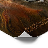 Vormgeving van het Poster voor leeuwigheidkunst/af (Hoek)