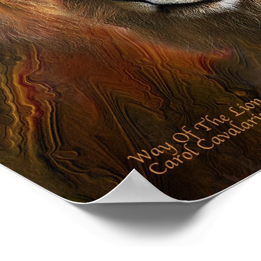 Vormgeving van het Poster voor leeuwigheidkunst/af (Hoek)