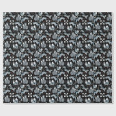 Vormgeving van kerstschattige bosvossen cadeaupapier (Vlak)