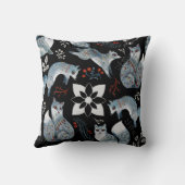 Vormgeving van kerstschattige bosvossen kussen (Achterkant)