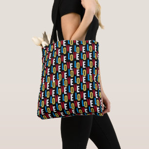 Vormgeving van liefdeswoord tote bag