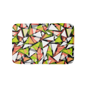 Vormgeving van naadloze geometrische driehoeken zo badmat