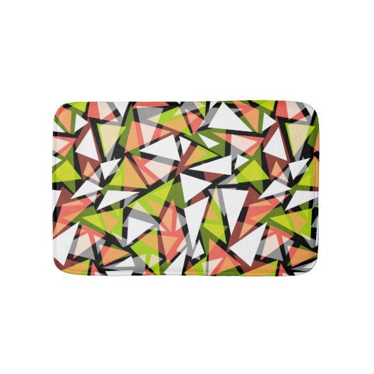 Vormgeving van naadloze geometrische driehoeken zo badmat (Voorkant)