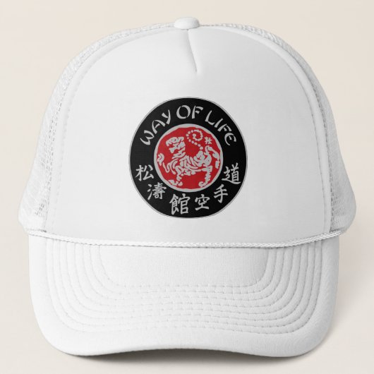 Vormgeving van Shotokan Dark Logo Trucker Pet (Voorkant)