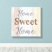 Vormhuis VI | Home Sweet Home Canvas Afdruk (Insitu (Houten vloer))