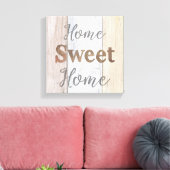 Vormhuis VI | Home Sweet Home Canvas Afdruk (Insitu (Woonkamer))