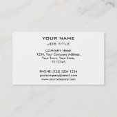 Vormig visitekaartje wit (Achterkant)