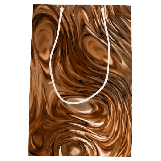 Vormige cadeautas voor afdruk, koper (Achterkant)