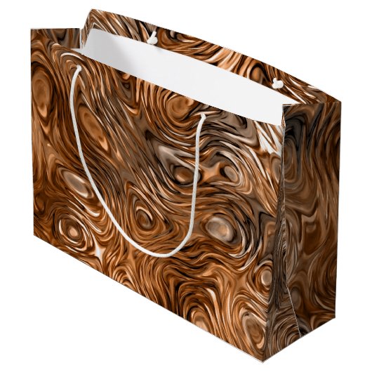 Vormige cadeautas voor afdruk "koper" (Achterkant Gekanteld)