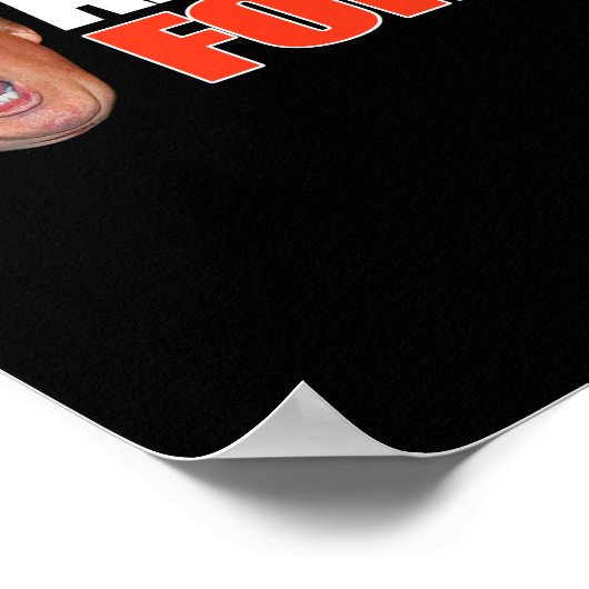 VORMIGE WITTE VOOR PRESIDENT - .png Poster (Hoek)