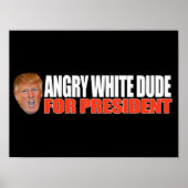 VORMIGE WITTE VOOR PRESIDENT - .png Poster (Voorkant)