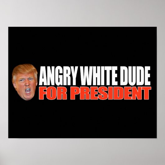 VORMIGE WITTE VOOR PRESIDENT - .png Poster (Voorkant)