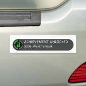 Vorming ontgrendelde sticker (Op auto)