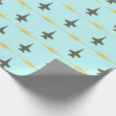 "vorming van een luchtvloot" cadeaupapier (Hoek)