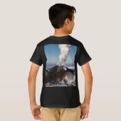 Vorming van hete lava-uitbarstingen van de krater t-shirt (Achterkant volledig)