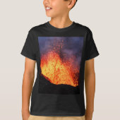 Vorming van hete lava-uitbarstingen van de krater t-shirt (Voorkant)