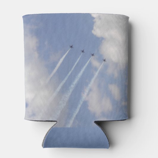 Vorming van militaire straalvliegtuigen blikjeskoeler (Achterkant)