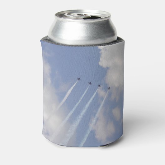 Vorming van militaire straalvliegtuigen blikjeskoeler (Blikje Achterkant)