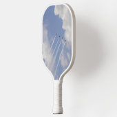 Vorming van militaire straalvliegtuigen pickleball paddle (Links)